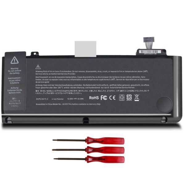 MAC A1405 Battery Compatible Models: 1278 (MacBookPro5,5 to MacBookPro9,2), (EMC 2326), (EMC 2351), (EMC 2419, 2554), (EMC 2554).