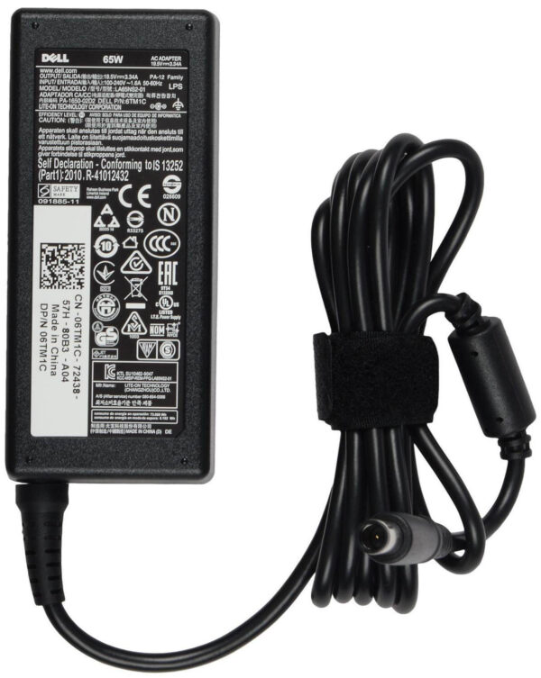 Dell 65W Laptop Charger – Big Pin Power Adapter (7.4mm Tip)