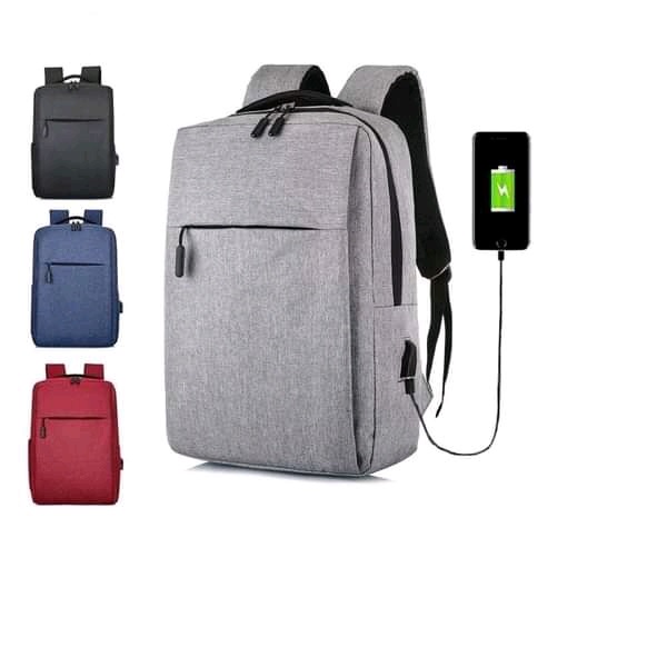 Anti-theft laptop backpack with USB charging port features a sleek, modern design ideal for work, school, and travel