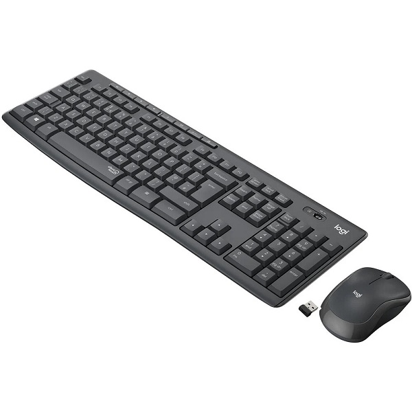 Logitech MK295 Silent is a quiet wireless keyboard and mouse combo with SilentTouch technology and reliable 2.4 GHz connectivity for everyday use.
