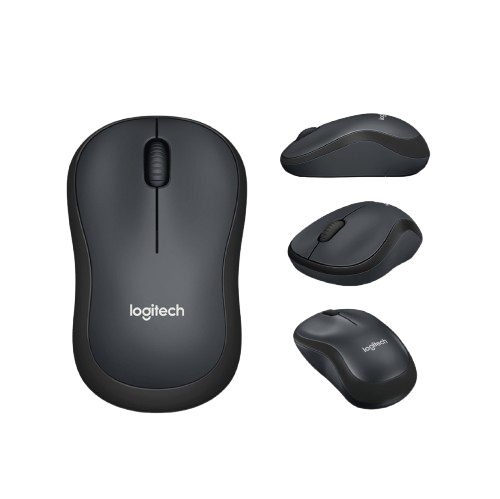 Logitech M221 Silent is a quiet 2.4 GHz wireless mouse with smooth optical tracking and up to 18 months of battery life.