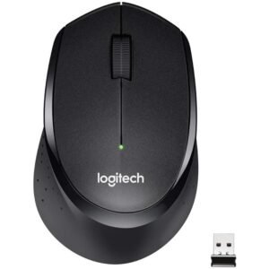 Logitech M330 Silent is a quiet 2.4 GHz wireless mouse with smooth optical tracking, comfortable design, and up to 24 months of battery life.