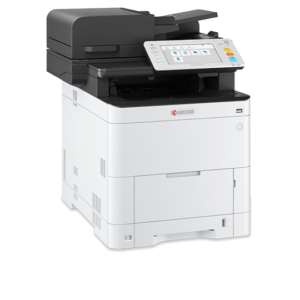 Kyocera ECOSYS MA4000cix - Fast 40 ppm color printing, print/copy/scan/fax, automatic duplex, 10.1" touchscreen, mobile connectivity, and advanced security.