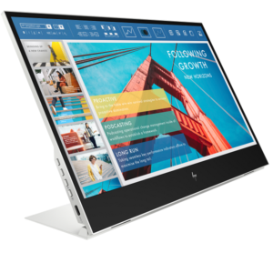 HP E14 G4 Portable Monitor - Designed for professionals and mobile users, it’s perfect for multitasking, presentations, travel, and creating a more productive workspace at home or in the office.